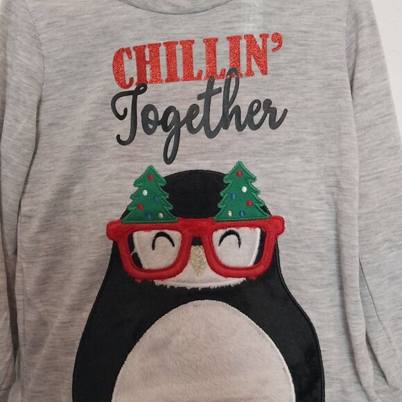 Holiday Time: "Chillin' Together" Toddlers Pajamas - Picture 9 of 11